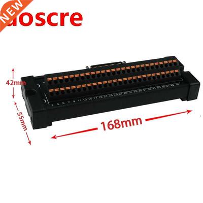 Servo SCSI 50 Spring terminals breakout Board DIN Rail Mount