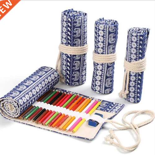 Art Canvas pencil pen curtain 36/48/72 hole color lead card