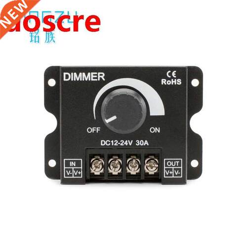 LED knob dimmer 12V 24V soft and hard light strip light and