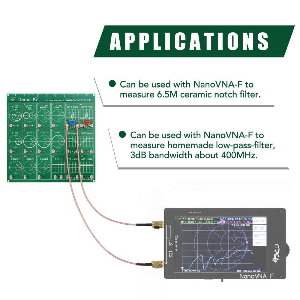 PCB  Module RF Demo Kit NanoVNA RF Tester Board Filter At