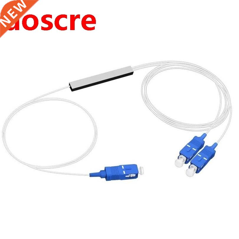 30pcs SC/UPC Fiber Optical PLC Splitter SC 1 X 2 Mini steel