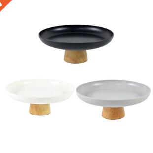 Drink Platter with Food Wood Tray Dish Sundries Tea Jewelry