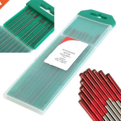 10Pcs WT20 Tungsten 2% Lanthanated Tip TIG Welding Electrode