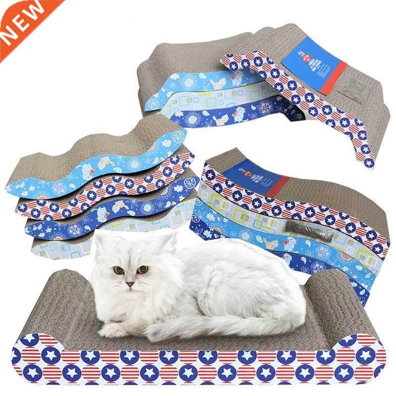 Pet Cat Toys Scratch Board Sofa Design Organic Catnip Kitte