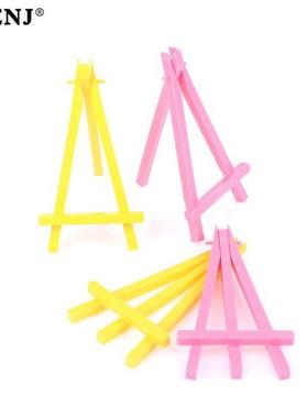 10Pcs Wood Mn Easel Frame Trangle Weddng Table Card Stan