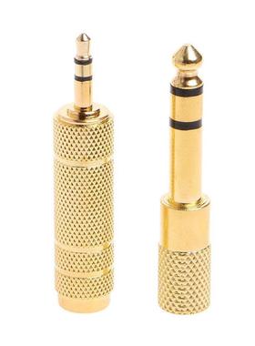 6.5 mm Socket Female to 3.5 mm Plug Male Stereo Audio Adapte