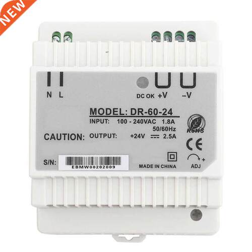 Din-Rail Power Supply DR-60-24 60W Single Output 24V Din-Rai