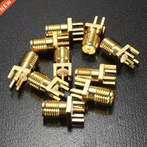 10Pcs 1.6mm SMA Female Jack Solder Nut Edge PCB Clp Stragh