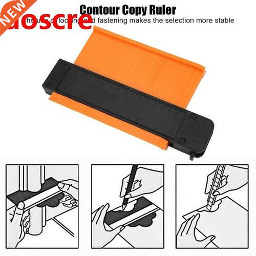 Portable 6 inch Gauge Contour Ruler Irregular Shape Frame Co
