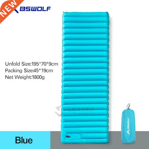 Inflatable Mattress Outdoor Camping Sleeping Mat Portable lt