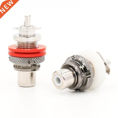 Set of 4 Quality AS-104(R) High End Rhodium Plated RCA Chass