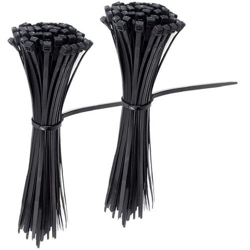 1000 Pcs 3.5mm Wide Cable with Wire Binding Cable Tie, Self-