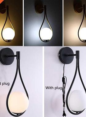 Nordc personalty creatve lvng room metal wall lamp fash