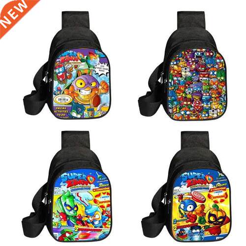 Super Zings Chest bag Kid Waist Bag Girl Boy Cartoon Game Ch