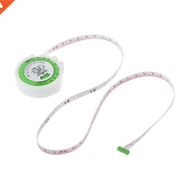 BMI Body Mass Index Retractable Tape 150cm Measure Calculato