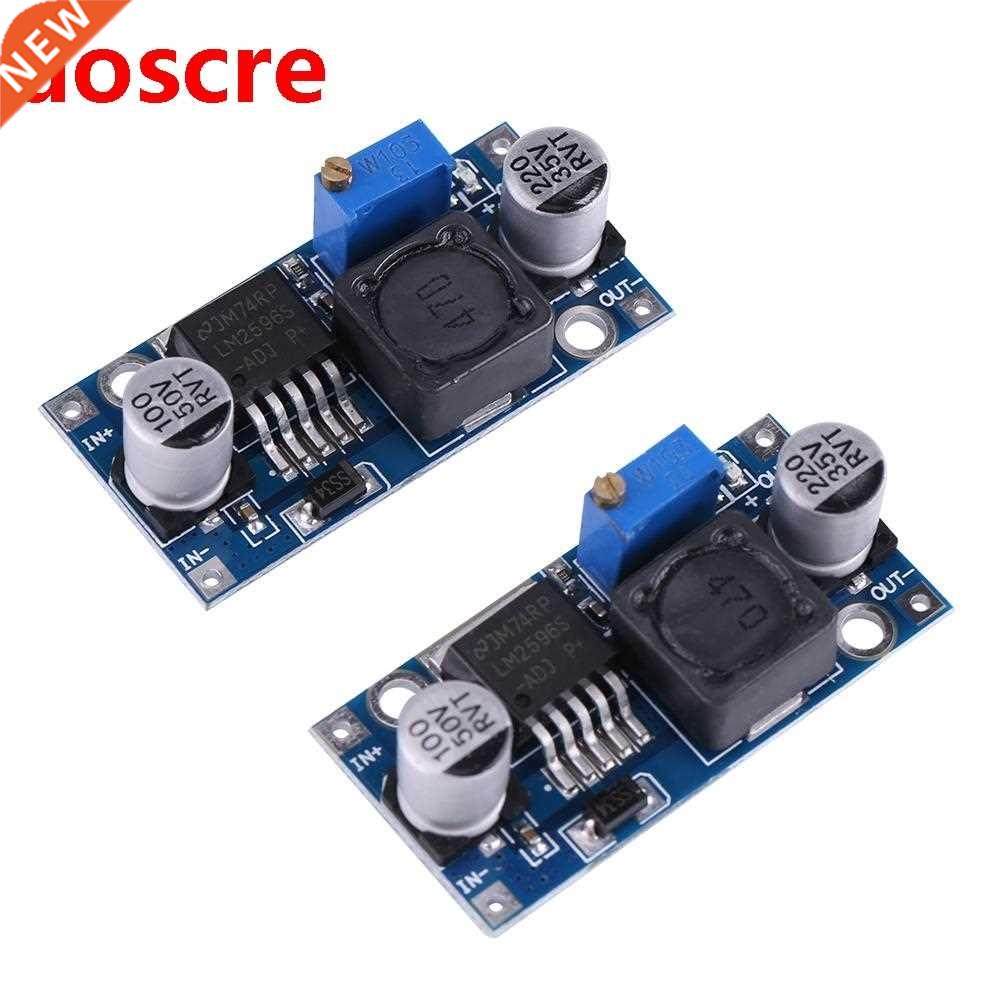 2 Pcs DC-DC Step-down Converter Module 3A Ajustable Power Su