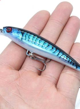 1PCS Minnow Fishing Lure 78mm 7g Sinking Hard Bait Wobbler J