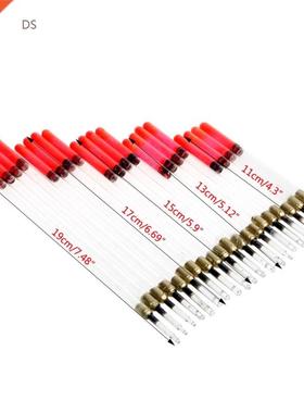 20pcs Clear Waggler Fishing Floats Floating Stem Tubes Kits