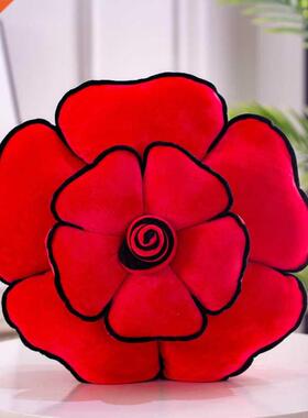 New Home Decorative Pillows Sofa Cushion Red Rose Pillow coj