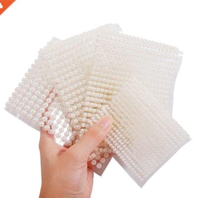 Half Pearl Beads Self-adhesive Arcylic Flatback Sticker DIY