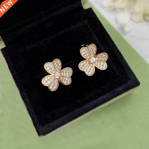 Famous Brand Pure 925 Sterling Silver Luxury Jewelry Earring