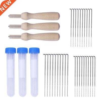 30pcs Felt Needles Wool Needles Kits DIY Embroidery Supplies