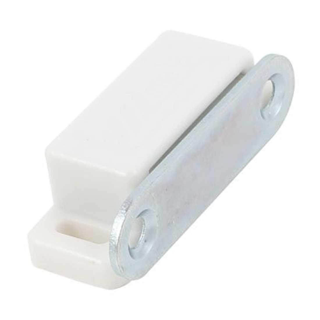 Cupboard Doors Hardware Magnetic Catch Latch White 46mm 5pcs