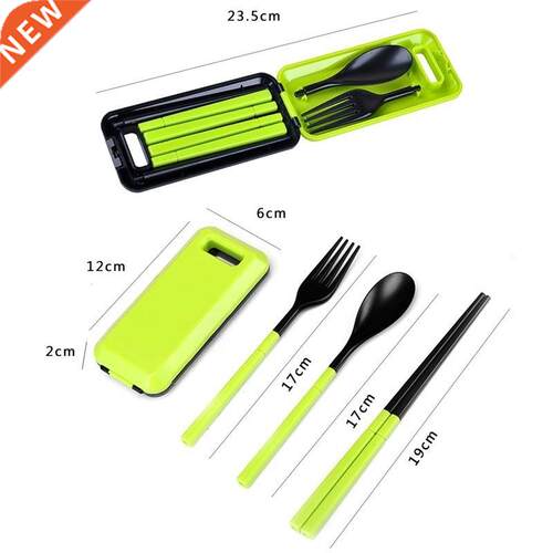 Folding Travel Dinnerware Set Tableware Cutlery Set for Kids