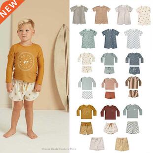 RC Baby Boys Swimwears 1-12Y New Summer Brand Kids Simple Fl