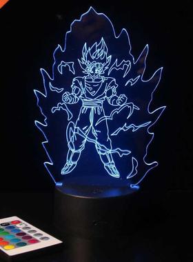 Dragon Ball Seres Super Sayan Goku 3D Nght Lght New Stra