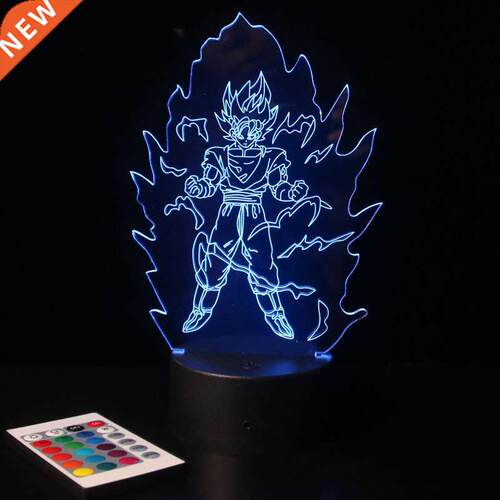 Dragon Ball Seres Super Sayan Goku 3D Nght Lght New Stra