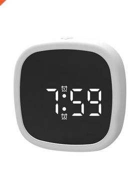 Trendy LED ute Alar Clock Office Bedside Shockproof Silico