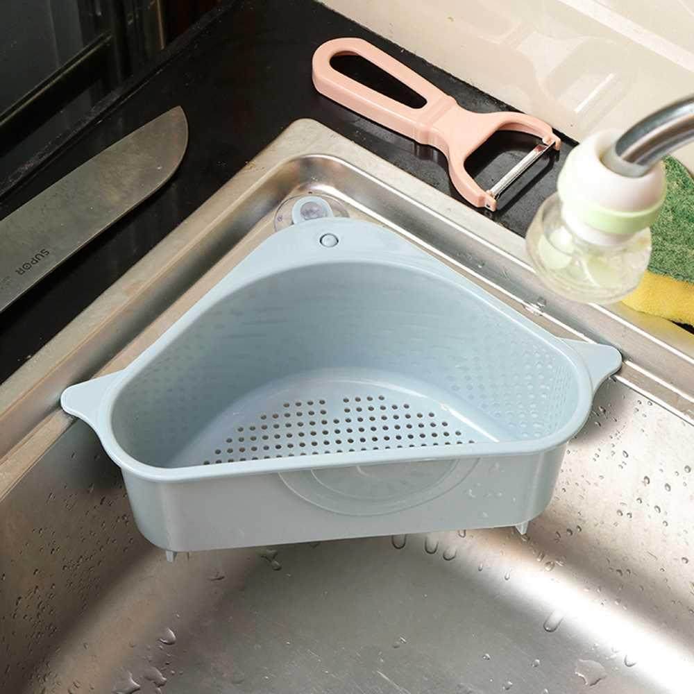 Triangle Storage Holder Multifunctional Drain Shelf Storage