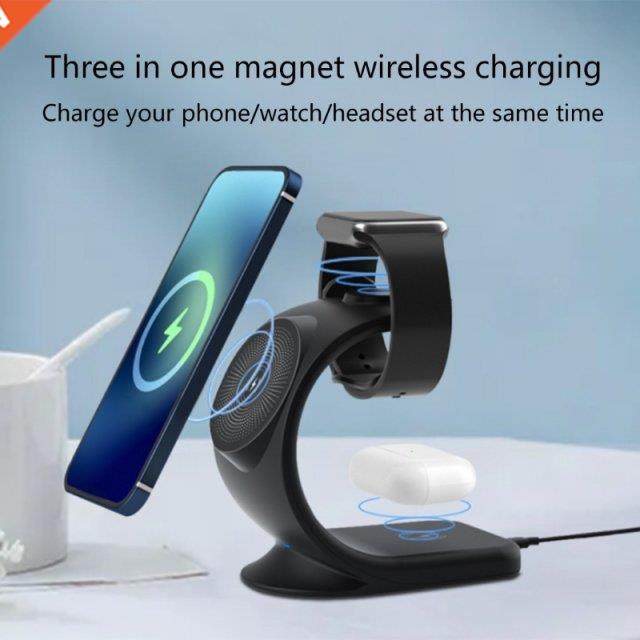 in1 Magnetic Charging Stand Wireless Charger for Cellphone
