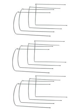 12 Pack Plant Support Stake Metal Gden Plant Stake Green H