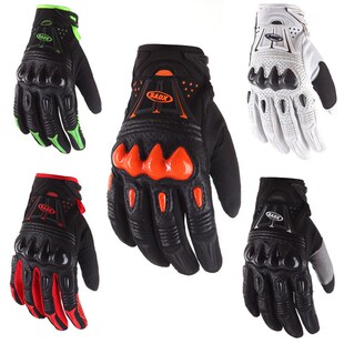 Outdoors bicycle gloves carbon fiber protective shell men's
