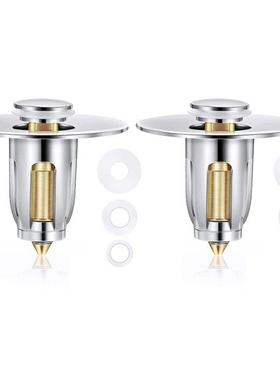 Universal Bathroom Sink Stopper Set Of 2,-Up Drain Stopper F