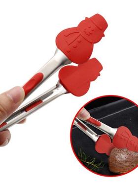 Silicone Food Tong Stainless Steel Kitchen Tongs Silicone No