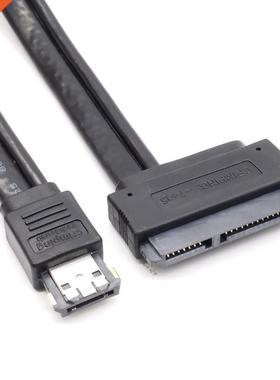 New Dual Power Esata Usb 12v 5v Combo To 22pin Sata Usb Hard