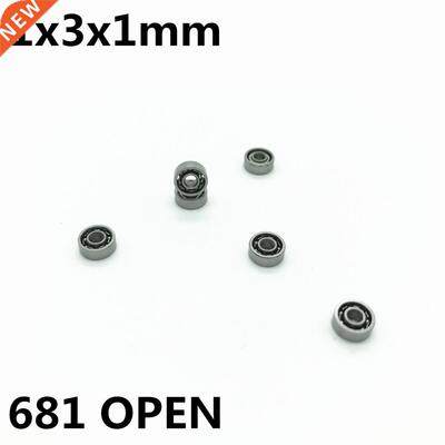 50Pcs 681 Open 1xx1 mm Deep groove ball bearing Miniature b