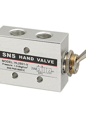 HL2501-V Carbon Steel Pneumatic Toggle Knob Switch Valve
