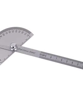 Goniometro Ruler Goniometer Stainless Steel Protractor Round