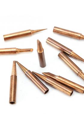 10 Lead-free Copper 900M-T Iron Solder Tip F/ 936-938,969,85