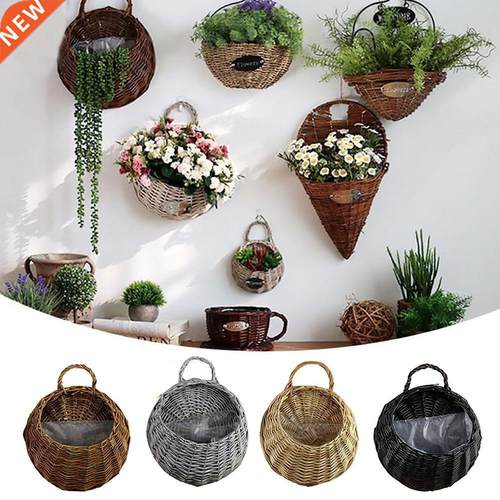 Garden Wall-mounted Flower Basket Large Size Handmade Birds