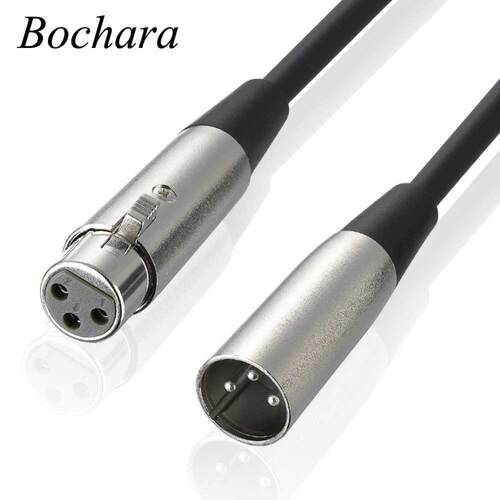 Bochara pin XLR Cable Male to Female Dual Shielding Audio