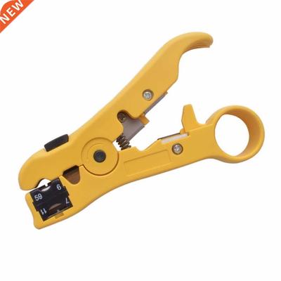 1PC Yellow Rotary Coaxial Cable Wire Cutter Stripping Tool R