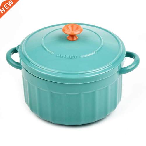 Ramen Noodles Bowl With Lid Stainless Steel Kitchen Fruit In