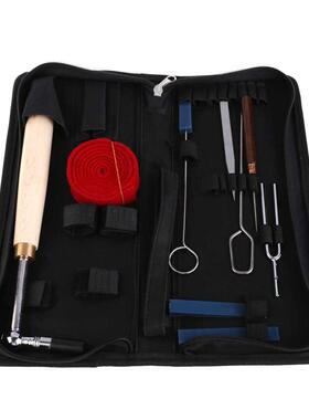 9 Pcs Piano Tuning Hammer Wool Mute Temperament Strip Kit wi