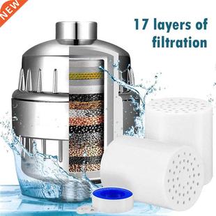 17 Stage Shower Filter for Hard Water Activated Carbon Showe