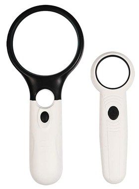 2 Pack nifying Glass with LED Light 3X 45X 11X Handheld nifi